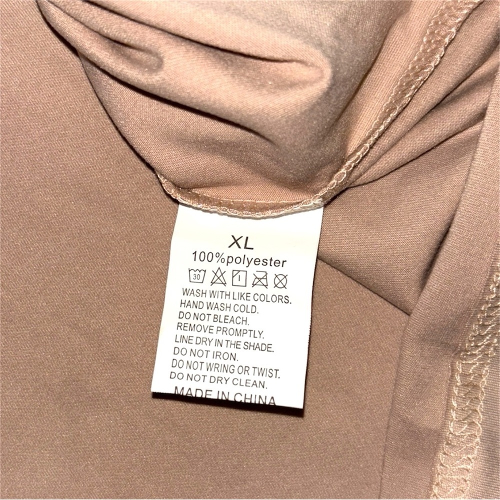Tan Faith Graphic Long Sleeve Tee Women's Extra Large - Picture 6 of 6
